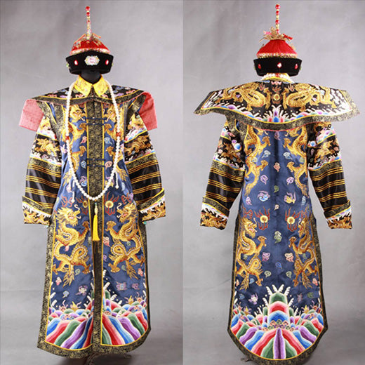 Embroidery dragon robe