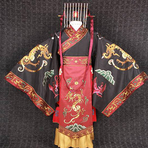 Embroidery dragon robe