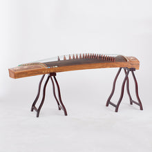 Load image into Gallery viewer, Scented rosewood shell carving Xi Yu guzheng
