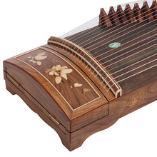 Load image into Gallery viewer, Scented rosewood shell carving Xi Yu guzheng