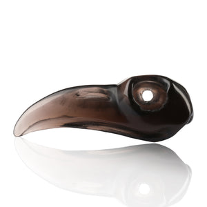Obsidian Crow Skull