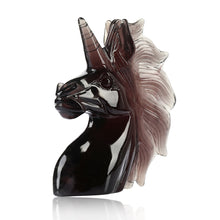 Load image into Gallery viewer, Black Obsidian Unicorn