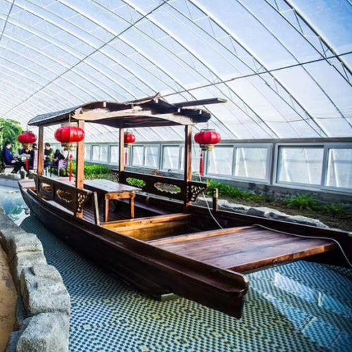 Indoor dining boat