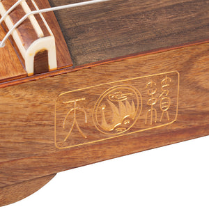 Scented rosewood shell carving Xi Yu guzheng