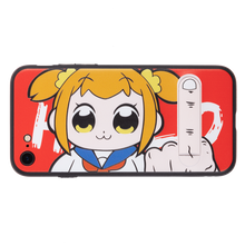Load image into Gallery viewer, Absolute cute zone Pop sub and Pipi animation surrounding apple X/ 6/6s / 7/7p / 8/8p stand mobile phone case