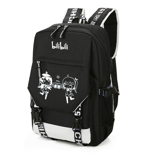 Bili bilibili school bag station B small TV secondary animation around the double shoulder backpack