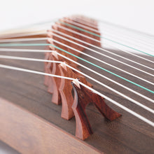 Load image into Gallery viewer, Scented rosewood shell carving Xi Yu guzheng