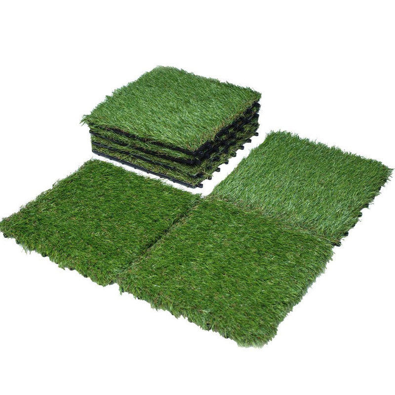 Interlocking artificial grass