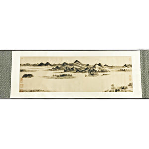 Jinkou three hills silk painting