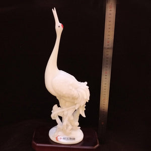 The crane screams in the middle marsh