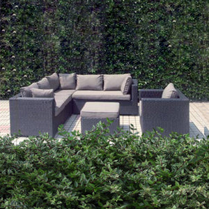 All-aluminum rattan outdoor sofa