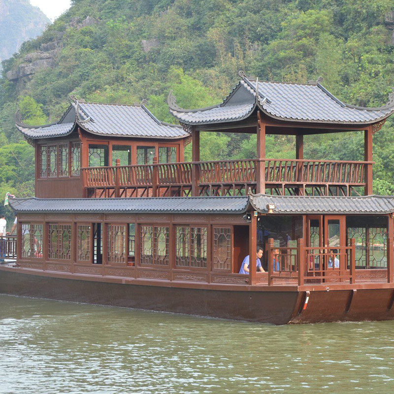 16m Double-decker painting boat