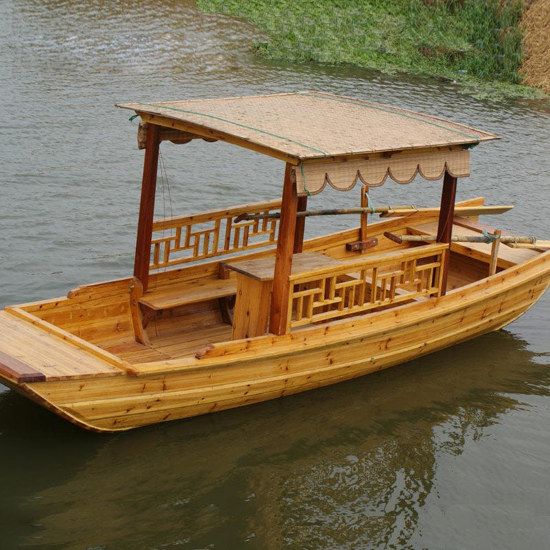 Single-awning boat